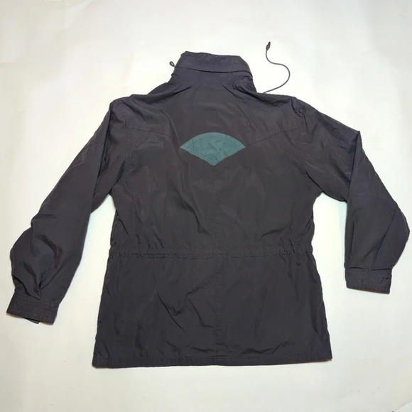 Vintage North American Clothiers Outdoor Grey Teal Zip Hooded Jacket Mens M - Picture 2 of 14